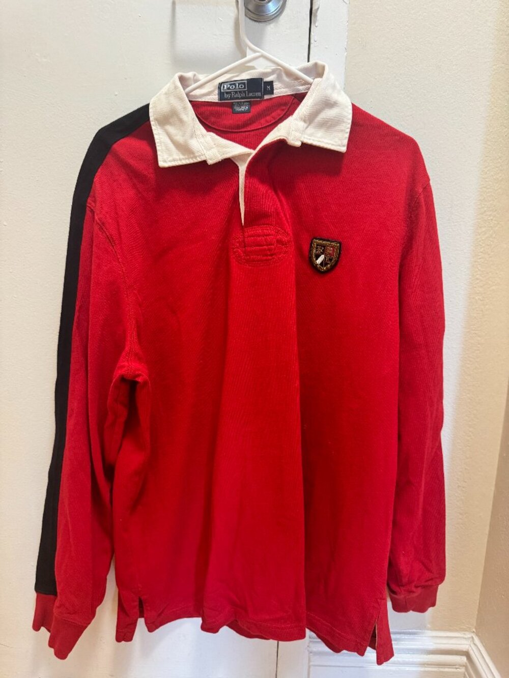 Polo by Ralph Lauren Vintage Men's Long Sleeve Collared Shirt- Size Medium